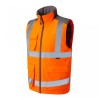 Leo Workwear Clovelly With Torrington Class 3 Hi-Vis Orange Anorak Bodywarmer Leo Workwear Clovelly With Torrington Class 3 Hi-Vis Orange Anorak Bodywarmer